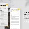 Black Yellow Resume